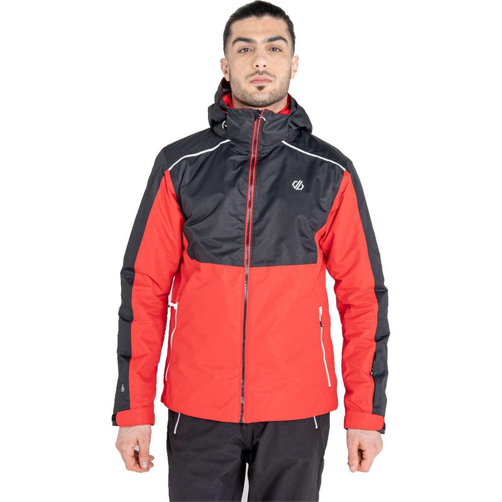 Dare 2B Men’s Red Black Blue Hooded Ski Snowboard Jacket Full Zip Outdoor Coat - Picture 3 of 12